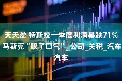 天天盈 特斯拉一季度利润暴跌71% 马斯克“叹了口气”_公司_关税_汽车